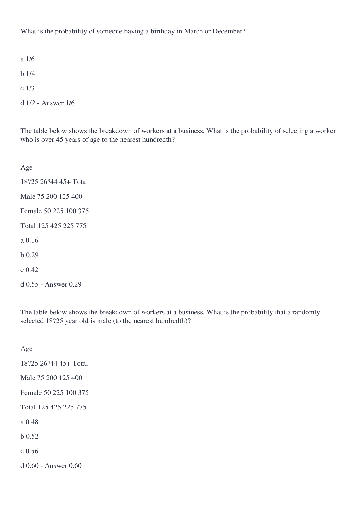 Preview image for WGU C955 - Module 7: Probability Questions And Answers 2022